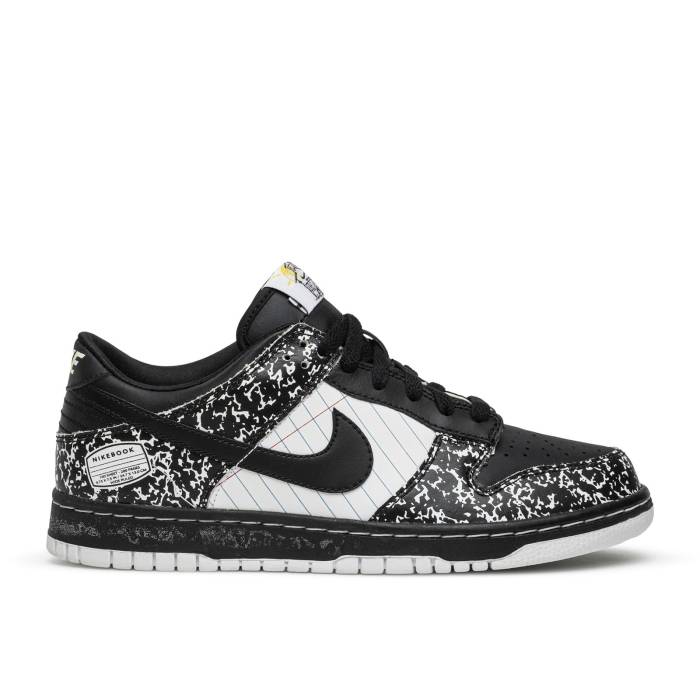 ナイキ Nike 【 Dunk Low Premium Gs 'Book' Youth Black/Black-White-University Blue 】 ダンク Premium プレミアム キッズ ベビー マタニティ キッズファッション 靴 その他 ジュニア キッズ 黒色 ブラック 青色 ブ