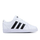 アディダス ADIDAS アディダス バセリン 白色 ホワイト コア 黒色 ブラック 'WHITE BLACK' スニーカー ジュニア キッズ 【 BASELINE ADIDAS J FOOTWEAR WHITE CORE BLACK 】