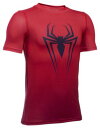 アンダーアーマー s 半袖 シャツ 男の子用 (小学生 中学生) 子供用 under armour marvel fitted ss t カットソー トップス マタニティ キッズ tシャツ ベビー