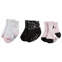 【海外限定】ジョーダン 灰色 シメント ソックス 靴下 jordan cement gripper quarter 3 pack socks girls infant