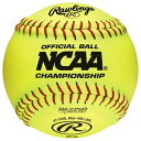 ローリングス RAWLINGS WOMENS レディース NC12L OFFICIAL NCAA FASTPITCH SOFTBALLS アウトドア スポーツ 野球 ボール ソフトボール 送料無料