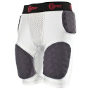 【スーパーセール続行!6/27まで】【送料無料】Cramer Thunder サンダー 5-Pad Integrated Football フットボール Girdle - Mens メンズ 白・ホワイト/black 黒・ブラック