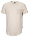【海外限定】southpole scallop t with fine twill detail サウスポール シャツ wih will deail メンズ