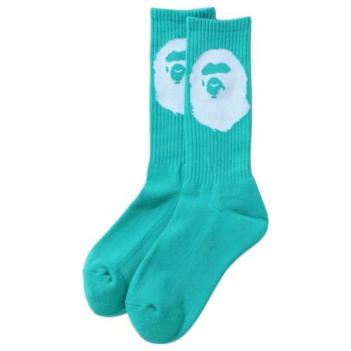 アベイシングエイプ 靴下 メンズ 【 A BATHING APE A BATHING APE MEN BIG HEAD SOCKS (GREEN) / 】 インナー 下着 ナイトウエア レッグ