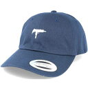 紺色 ネイビー ユニセックス 【 GUNS N SKULLS UZI NAVY DAD ADJUSTABLE 】