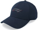 ロゴ 黒色 ブラック ユニセックス 【 FORMULA ONE F1 3D LOGO BLACK ADJUSTABLE 】