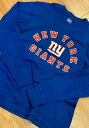 フォーティーセブン ジャイアンツ 青色 ブルー ライバル スリーブ '47 ニューヨーク 長袖 メンズ 【 SLEEVE 47 BLUE VARSITY ARCH SUPER RIVAL T SHIRT 】