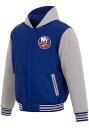 アイランダース メンズ 青色 ブルー リバーシブル フード付 ジャケット ニューヨーク 【 MENS BLUE REVERSIBLE HOODED HEAVYWEIGHT JACKET 】
