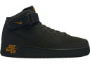 ナイキ NIKE エアー ミッド 黄色 イエロー スニーカー 【 AIR YELLOW FORCE 1 MID SEQUOIA OCHRE SEQUOIAYELLOW 】 メンズ 送料無料