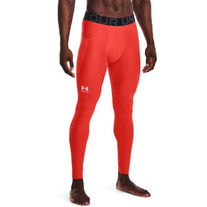 【★スーパーSALE★12/11深夜2時迄】アンダーアーマー Under Armour 【 Hg Armour 2.0 Compression Tights Men's Dark Orange/White 】 コンプレッション Tights タイツ メンズ orange 橙・オレンジ 白色 ホワイト