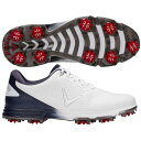 キャロウェイ CALLAWAY ゴルフ スニーカー 運動靴 白色 ホワイト 紺色 ネイビー MEN'S ゴルフスニーカーS スニーカー 【 GOLF CALLAWAY CORONADO WHITE NAVY 】 メンズ スニーカー