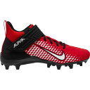 ナイキ NIKE アルファ ミッド クリーツ スパイク 赤 レッド 白色 ホワイト 黒色 ブラック KIDS' スニーカー 【 RED NIKE ALPHA MENACE VARSITY 2 MID FOOTBALL CLEATS UNIVERSITY WHITE BLACK 】 メンズ スニーカー