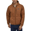 パタゴニア PATAGONIA ダイヤモンド フーディー パーカー 茶色 ブラウン MEN'S 【 PATAGONIA DIAMOND QUILTED BOMBER HOODIE EARTHWORM BROWN 】 メンズファッション トップス パーカー