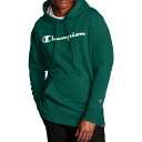 チャンピオン CHAMPION チャンピオン スクリプト グラフィック フーディー パーカー 翡翠 ジェード MEN'S 【 CHAMPION POWERBLEND SCRIPT GRAPHIC HOODIE JEWEL JADE 】 メンズファッション トップス パーカ