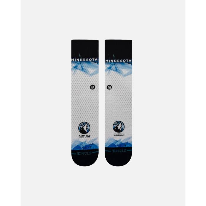 スタンス Stance 【 X Nba Minnesota Timberwolves 2025 City Edition Crew Socks Mens Otc 】 ミネソタ ティンバーウルブズ シティ クルー ソックス・靴下 インナー 下着 ナイトウェア メンズ 靴下 レッグウェア