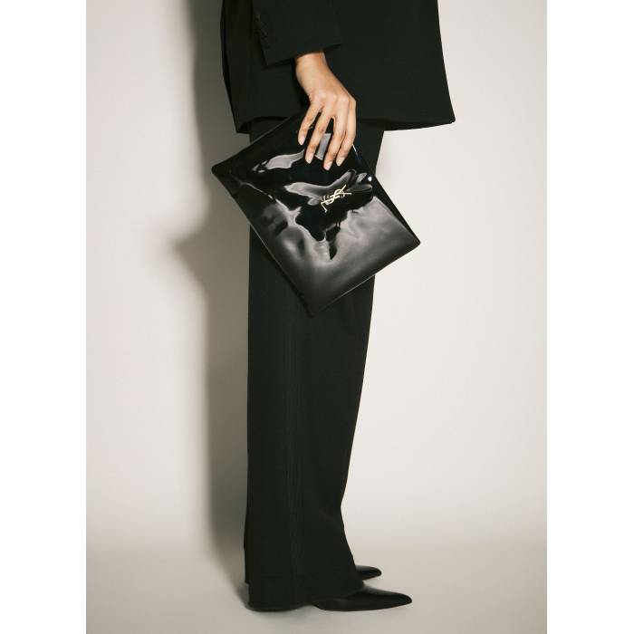 サンローラン Saint Laurent 【 Large Patent Pouch Women 】 パテント バッグ 小物 ブランド雑貨 バッグ レディースバッグ クラッチバッグ セカンドバッグ レディース