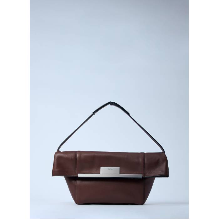 Max Mara 【 Small Leather Shoulder Bag Women Brn 】 レザー バッグ バッグ 小物 ブランド雑貨 バッグ レディースバッグ クラッチバッグ セカンドバッグ レディース