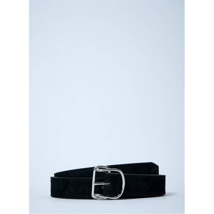 Toteme 【 Swirl Suede Belt Women Blk 】 スエード・スウェード ベルト バッグ 小物 ブランド雑貨 ベルト サスペンダー レディースベルト レディース