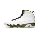 ナイキ ジョーダン JORDAN エア 白 ホワイト 緑 グリーン RETRO“STATUE” スニーカー 【 AIR WHITE GREEN JORDAN 9 BLACKMILITIA 】 メンズ スニーカー