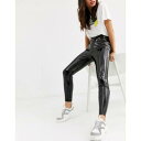 ビニール レディースファッション ボトムス パンツ 【 ASOS DESIGN SPRAY ON VINYL TROUSERS 】