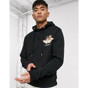 エンジェルス 黒 ブラック メンズファッション トップス パーカー 【 ANGELS BLACK FIORUCCI NEW HOODIE IN 】