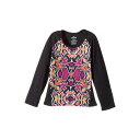 HOT CHILLYS KIDS 【 MTF PRINT FRONT SCOOP TODDLER LITTLE BIG MOSAIC BLACK 】 キッズ ベビー マタニティ ベビー服 ファッション トップス 送料無料