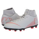 ナイキ NIKE クラブ 灰色 グレー クリムゾン 黒色 ブラック スニーカー 【 NIKE SUPERFLY 6 CLUB MG WOLF GREY LIGHT CRIMSON BLACK 】 メンズ スニーカー