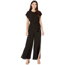 LONDON TIMES 【 TWIST WAIST JUMPSUIT BLACK 】 レディースファッション 送料無料