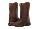 【スーパーセール商品 12/4-12/11】アリアト ARIAT レザー スニーカー 【 RAMBLER LEATHER SOLE NATURALLY DISTRESSED BROWN 】 メンズ 送料無料