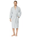NAUTICA インナー 下着 ナイトウエア メンズ ナイト ルーム 【 Windowpane Plaid Robe 】 Neutral Grey