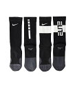 ナイキ キッズ NIKE KIDS エリート ソックス 靴下 黒 ブラック 白 ホワイト 【 BLACK WHITE NIKE KIDS ELITE CREW SOCKS 2PAIR PACK LITTLE KID BIG 】 キッズ ベビー マタニティ 下