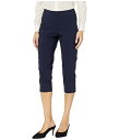 【スーパーセール中! 6/11深夜2時迄】KRAZY LARRY レディースファッション ボトムス パンツ レディース 【 Pull-on Capri Pants 】 Navy
