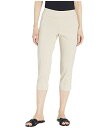 【スーパーセール中! 6/11深夜2時迄】KRAZY LARRY レディースファッション ボトムス パンツ レディース 【 Pull-on Capri Pants 】 Stone
