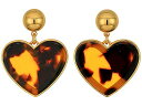 J.CREW 【 HEART DROP ACETATE EARRINGS TORTOISE 】 ジュエリー アクセサリー レディースジュエリー 送料無料