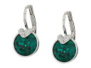 SWAROVSKI 【 BELLA II DROP PIERCED EARRINGS EMERALD 】 ジュエリー アクセサリー レディースジュエリー 送料無料