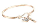 ビーシービージェネレーション BCBGENERATION ブレスレット ローズ 金色 ゴールド 【 ROSE BCBGENERATION CRYSTAL HEART CHARM BRACELET GOLD 】 ジュエリー アクセサリー レディースジュエリー