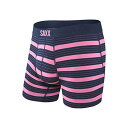 SAXX UNDERWEAR バイブ モダン ピンク 【 PINK VIBE BOXER MODERN FIT THINK STRIPE 】 インナー 下着 ナイトウエア メンズ 送料無料