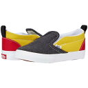 バンズ キッズ VANS KIDS バンズ スリッポン 黒 ブラック 白 ホワイト 【 VANS SLIPON BLACK WHITE KIDS V INFANT TODDLER COASTAL TRUE 】 キッズ ベビー マタニティ
