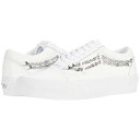 ヴァンズ VANS バンズ 白色 ホワイト スニーカー 【 VANS OLD SKOOL PLATFORM CHAIN TRUE WHITE 】