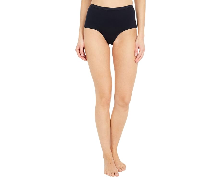 ハンロ 黒色 ブラック レディース 【 HANRO COTTON SENSATION FULL BRIEF / BLACK 】 インナー 下着 ナイトウエア