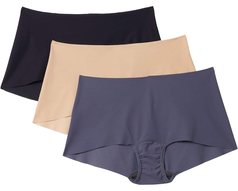 ハンキーパンキー 黒色 ブラック 3個入 レディース 【 HANKY PANKY BREATHESOFT BOYSHORT 3 PACK / BLACK TAUPE GRANITE 】 インナー 下着 ナイトウエア