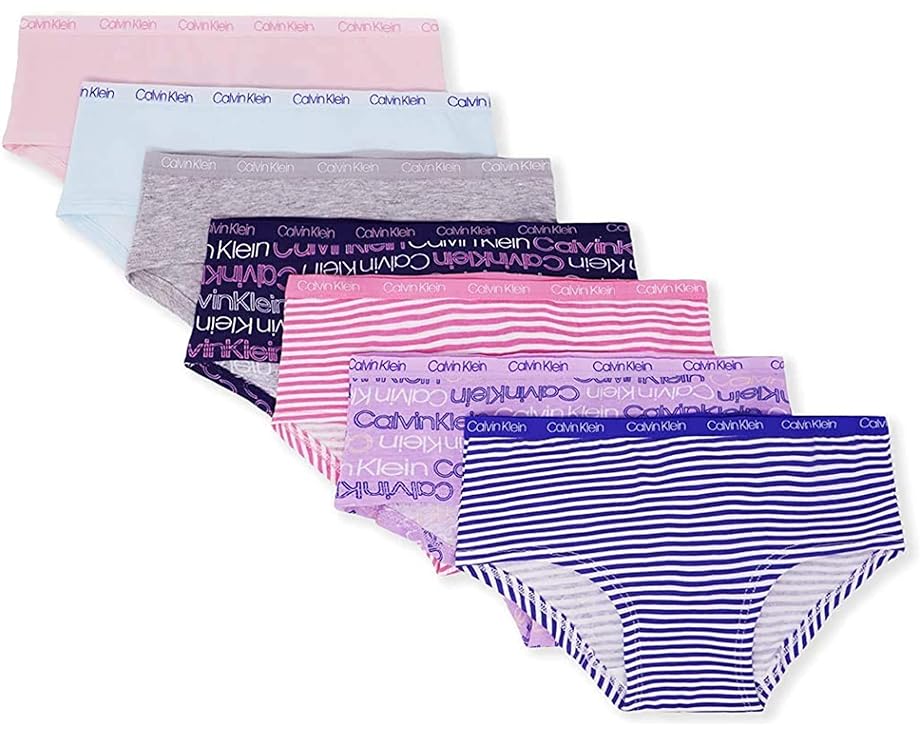 カルバンクライン モダン 灰色 グレー ピンク 青色 ブルー GIRLS' レディース 【 CALVIN KLEIN KIDS MODERN COTTON HIPSTER PANTIES VALUE PACK / GREY PINK NUDE LILAC BLUE 】 インナー 下着 ナイトウエア