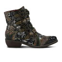 レディース 黒色 ブラック L'ARTISTE WOMEN'S 【 RODEHADRIVE BOOTIES BLACK MULTI 】