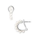 MIKIMOTO パール 【 SINGLE ROW PEARL EARRINGS WHITE GOLD 】 ジュエリー アクセサリー レディースジュエリー 送料無料