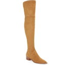 【3店舗買い回りで最大P10倍! 1/20-1/31迄】MARC FISHER LTD 【 YAKIRA OVER THE KNEE BOOT COGNAC STRETCH FAUX SUEDE 】 送料無料