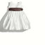 【海外限定】白 ホワイト タンクトップ ドレス サテン マタニティ キッズ 【 WHITE TANK DRESS WITH SATIN SASH 】