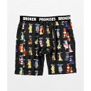BROKEN PROMISES 黒色 ブラック メンズ 【 BROKEN PROMISES ANIME BLACK BOXER BRIEFS 】