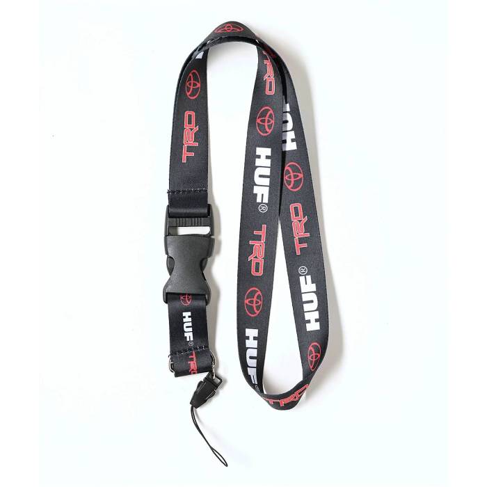 ハフ Huf 【 X Toyota Trd Black Lanyard Men's Black 】 黒色 ブラック バッグ 小物 ブランド雑貨 ネックストラップ メンズ 黒色 ブラック