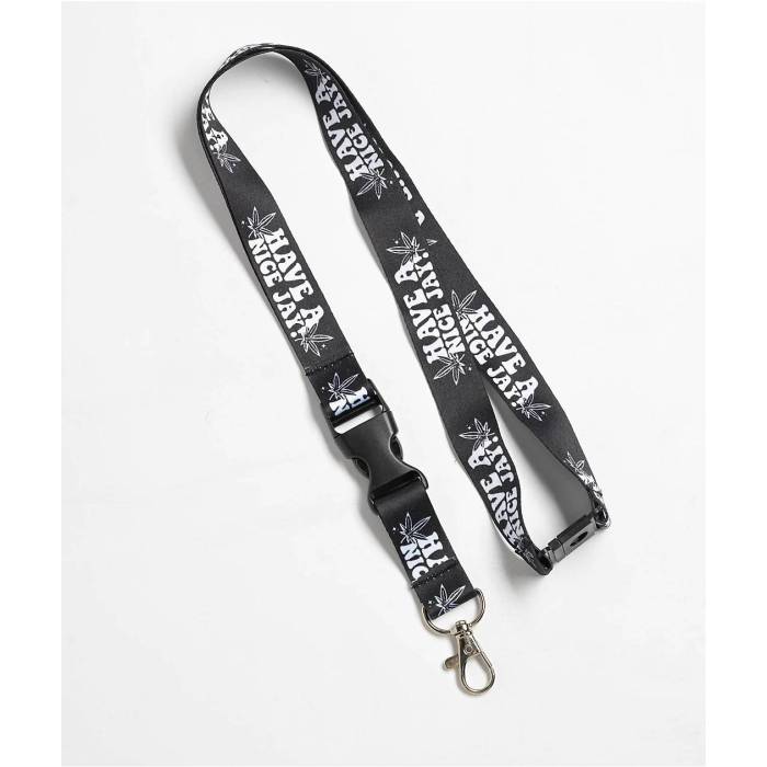Ltf 【 Learn To Forget Have A Nice Jay Black Lanyard Men's Black 】 黒色 ブラック バッグ 小物 ブランド雑貨 ネックストラップ メンズ 黒色 ブラック