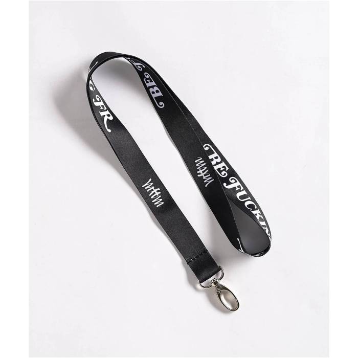 Married To The Mob 【 Be Fucking Fr Black Lanyard Women's Black 】 黒色 ブラック バッグ 小物 ブランド雑貨 ネックストラップ レディース 黒色 ブラック